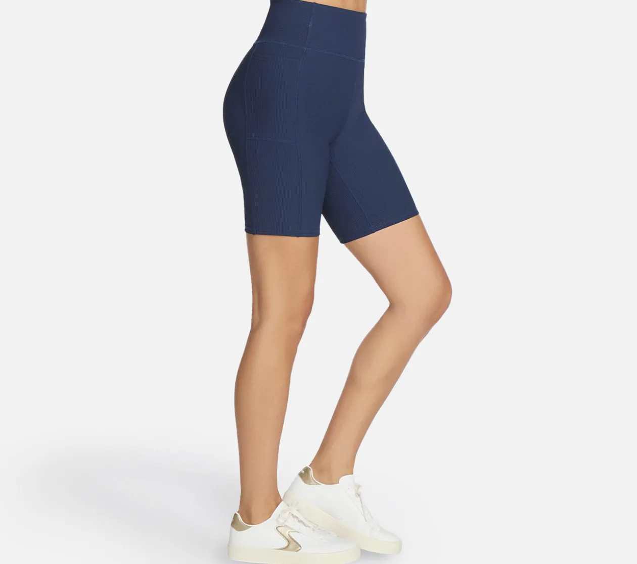 GO FLEX Rib High Waisted 8" Bike Short