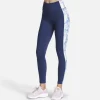 GO WALK Seascape Floral Full Length High-Waisted Legging